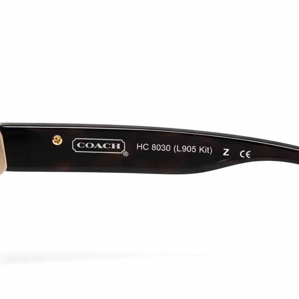 Coach HC8030 Tortoise Gradient Sunglasses w/ Case - Picture 8 of 9